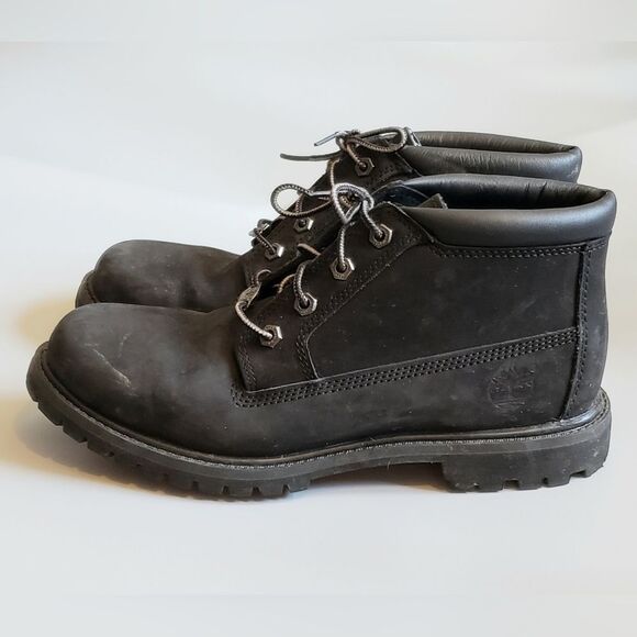 Timberland Women's Nellie Chukka in Black Nubuck Size 10 M - Picture 1 of 10